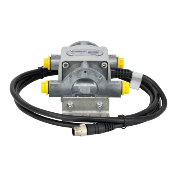 SmartFlex Diesel Flow Meter, 10-120 LPH, Dual-Chamber, Alloy Housing, Threaded Connections